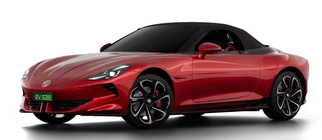 MG Cyberster in Flare Red with Black roof