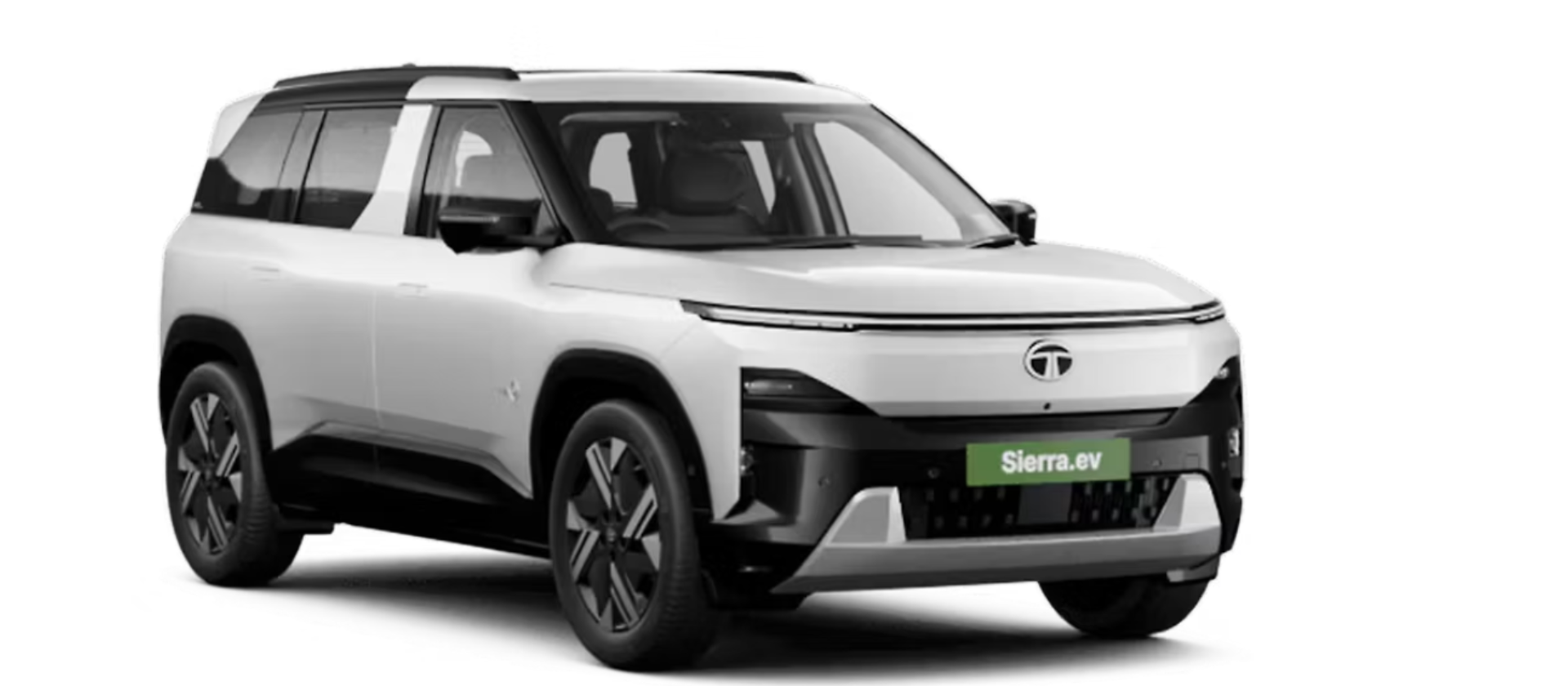 Tata Motors Sierra EV in Pristine White
