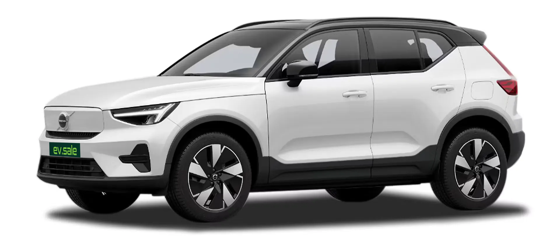 Volvo EX40 in Crystal White