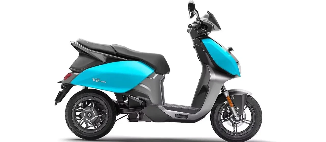 Hero MotoCorp Vida V2 in Matte Cyan
