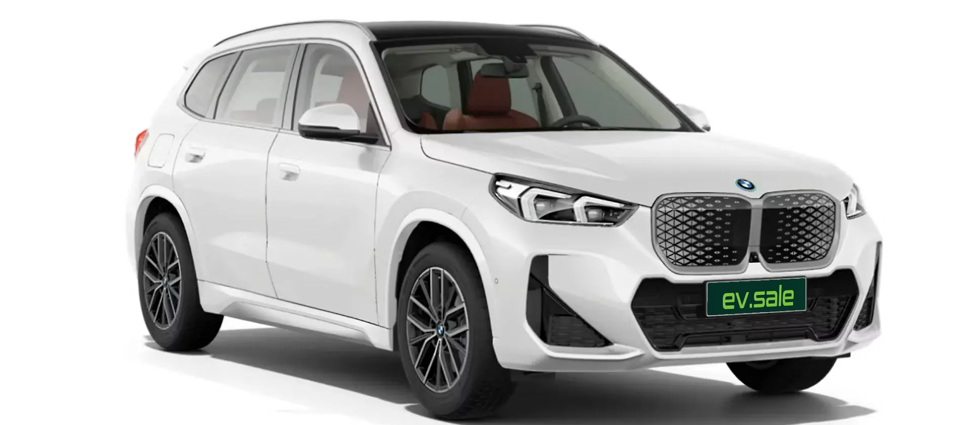 BMW IX1 LWB in Mineral White Metallic