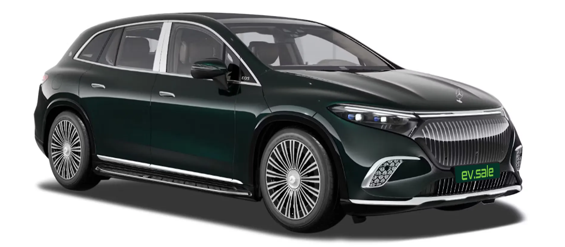 Mercedes Maybach EQS 680 in Emerald Green