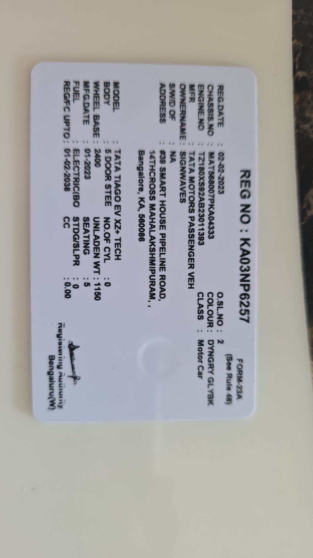 Tata Tiago EV Xz Plus Tech thumbnail 6