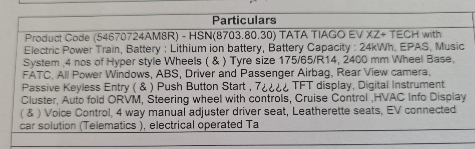 Tata Tiago EV Xz Plus Tech thumbnail 7